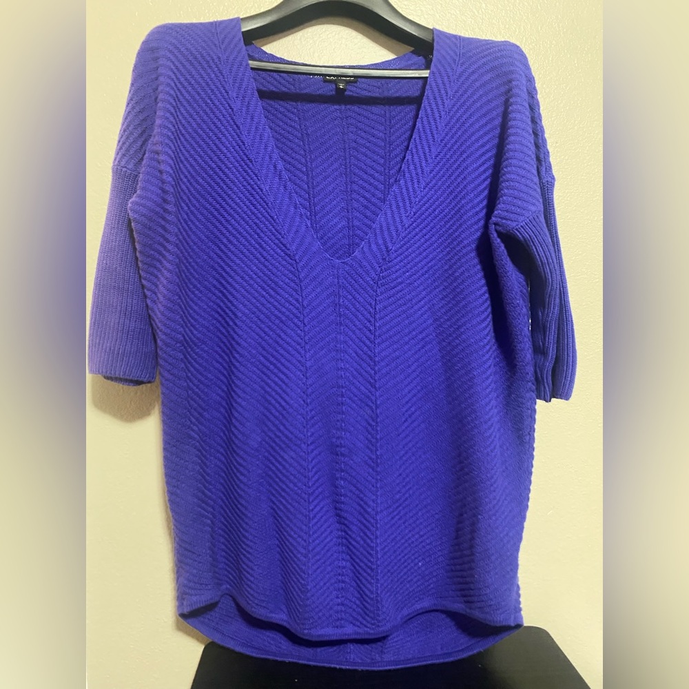Used Express Sweater Dark Blue Purple - size s/m